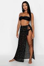 Boohoo Star Print Tie Back Sarong