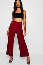 Boohoo Tall Belted Culottes