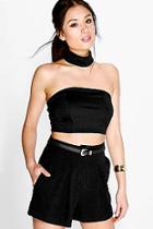 Boohoo Lucy Detachable Choker Neck Bandeau