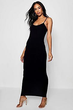 Boohoo Tall Strappy Maxi Dress
