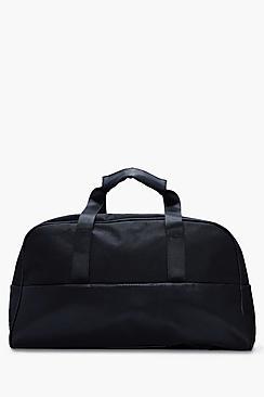 Boohoo Men's Nylon Pu Barrel Bag