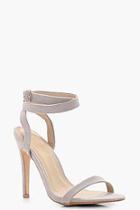 Boohoo Sofia Wrap Ankle 2 Part Sandals