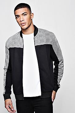 Boohoo Panelled Smart Bomber Jacket