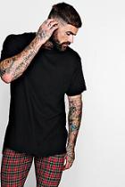 Boohoo Man Embroidered Neckline Loose Fit T-shirt
