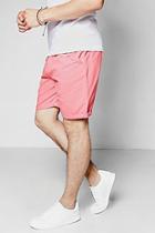 Boohoo Coral Plain Chino Shorts