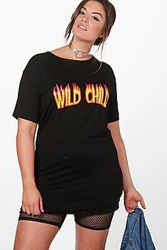 Boohoo Plus Tiffany Fishnet Short