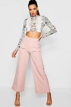 Boohoo Military Pocket Wide Leg Pants