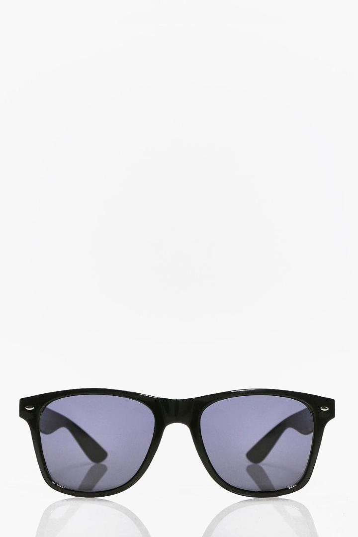 Boohoo Classic Wayfaer Sunglasses Black