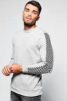 Boohoo Racer Check Sweater