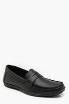 Boohoo Textured Faux Leather Loafer