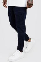 Boohoo Cuffed Cargo Trouser With Drawstring Waist