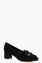 Boohoo Martha Block Heel Loafer