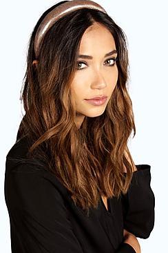 Boohoo Amy Mock Croc Effect Headband