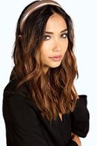 Boohoo Amy Mock Croc Effect Headband