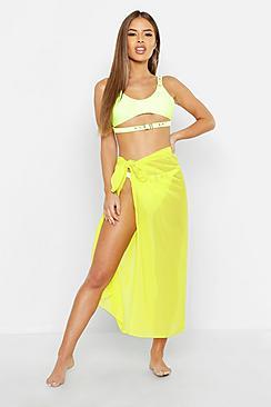 Boohoo Petite Solid Colour Sarong