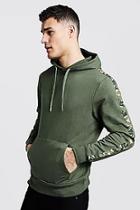 Boohoo Camo Tape Detail Over The Head Hoodie