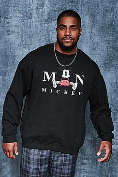 Boohoo Big And Tall Disney Mickeys The Man Sweater