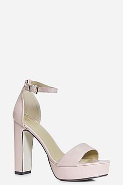 Boohoo Isobel Platform Two Part Heel