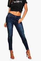 Boohoo Tina Mid Rise Skinny Jeans