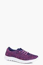Boohoo Rosie Knitted Lace Up Trainer