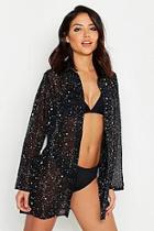 Boohoo Star Print Beach Shirt