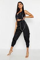Boohoo Patch Pocket Detail Trousers