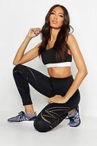 Boohoo Fit Laser Cut Running Leggings