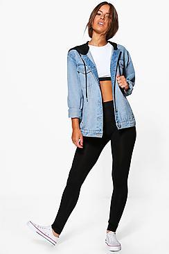 Boohoo Petite Basic High Waist Jersey Legging
