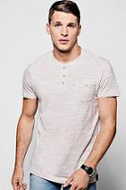 Boohoo Grandad T-shirt In Space Dye