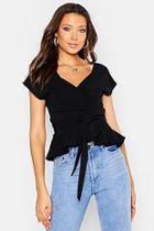 Boohoo Tall Off The Shoulder Sleeveless Blouse