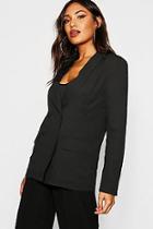 Boohoo Double Breasted Tailored Blazer