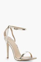 Boohoo Clara Skinny 2 Part Heels