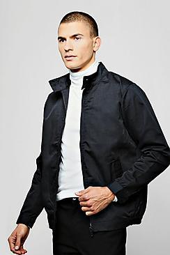 Boohoo Cotton Twill Harrington Jacket