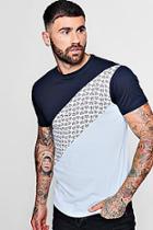 Boohoo Colour Block Print T-shirt