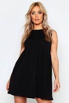 Boohoo Plus Sleeveless Smock Dress