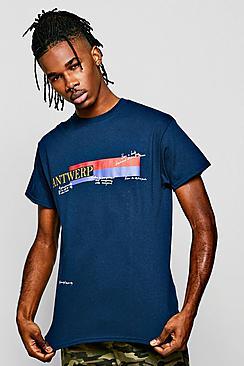 Boohoo Antwerp Slogan T-shirt