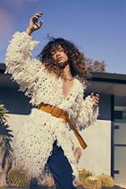 Boohoo Zendaya Edit Longline Shaggy Knitted Cardigan