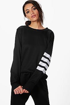 Boohoo Julia Fit Running Sweat Top