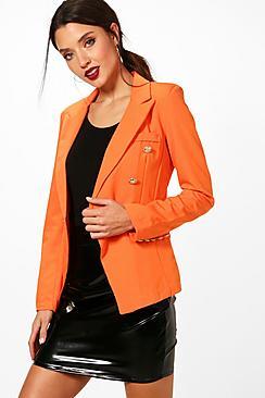 Boohoo Military Style Blazer