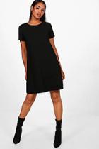 Boohoo Eva Short Sleeve Shift Dress