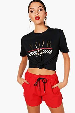 Boohoo Tall Beth New York Slogan Tee