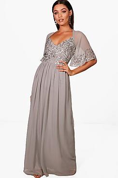 Boohoo Boutique Embellished Maxi Dress