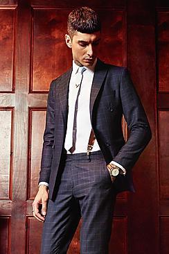 Boohoo Slim Fit Double Breasted Suit Blazer