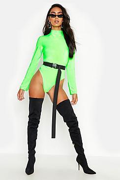 Boohoo Plastic Buckle Sports Tape Belt