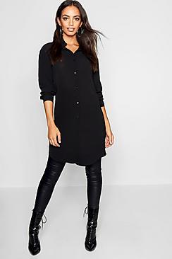 Boohoo Oversized Button Through Shirt