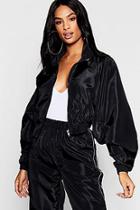 Boohoo Tall Zip Through Panel Shell Jacket