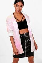 Boohoo Maria Summer Sequin Blazer