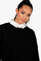 Boohoo Amber Layering Collar Shirt