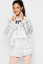 Boohoo Oversize Supersoft Fleece Lounge Top