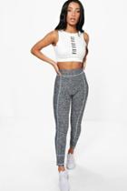 Boohoo Maddison Fit Running Leggings Grey